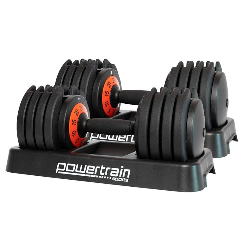 Powertrain GEN2 Pro Adjustable Dumbbell Set - 50kg - John Cootes