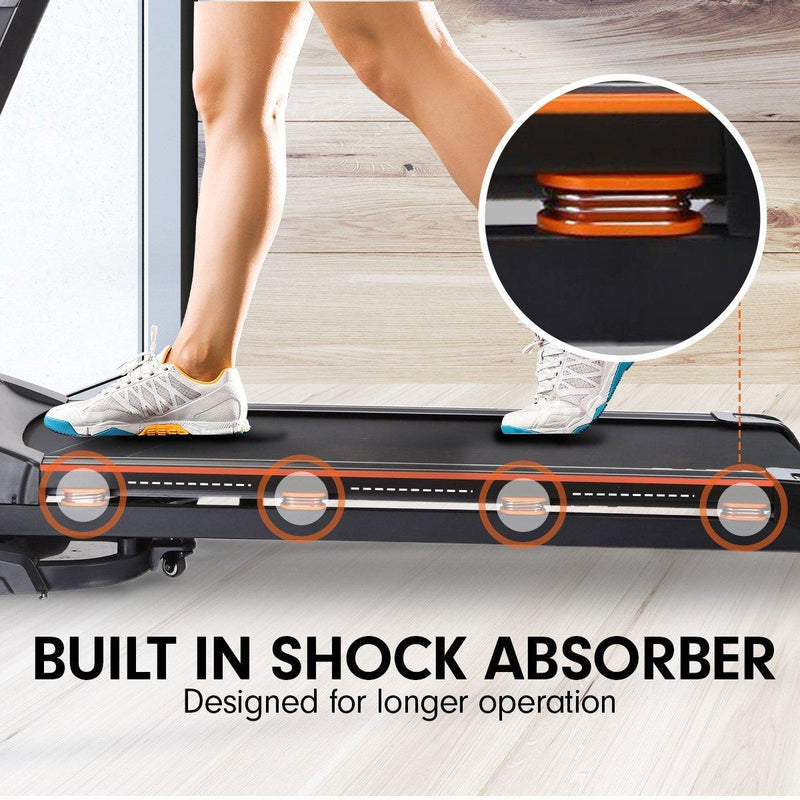 Powertrain V100 Foldable Treadmill Auto Incline Home Gym Cardio - John Cootes