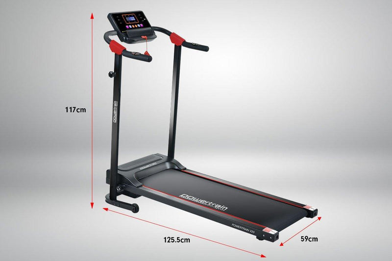 Powertrain V20 Foldable Treadmill Home Gym Cardio Walking Machine - John Cootes
