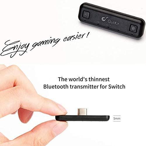 Premium Bluetooth Adapter Route air Pro Support in-Game Voice Chat compatible with Nintendo Switch, Nintendo Switch Lite, PS4 and Laptops - John Cootes