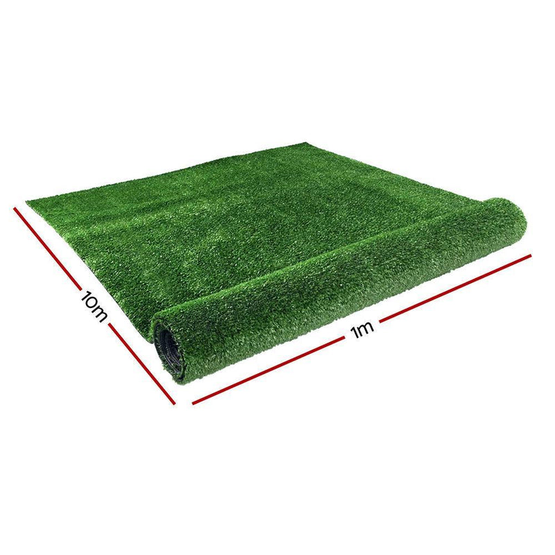 Primeturf Artificial Grass Synthetic 20 SQM Fake Lawn 17mm 1X10M - John Cootes