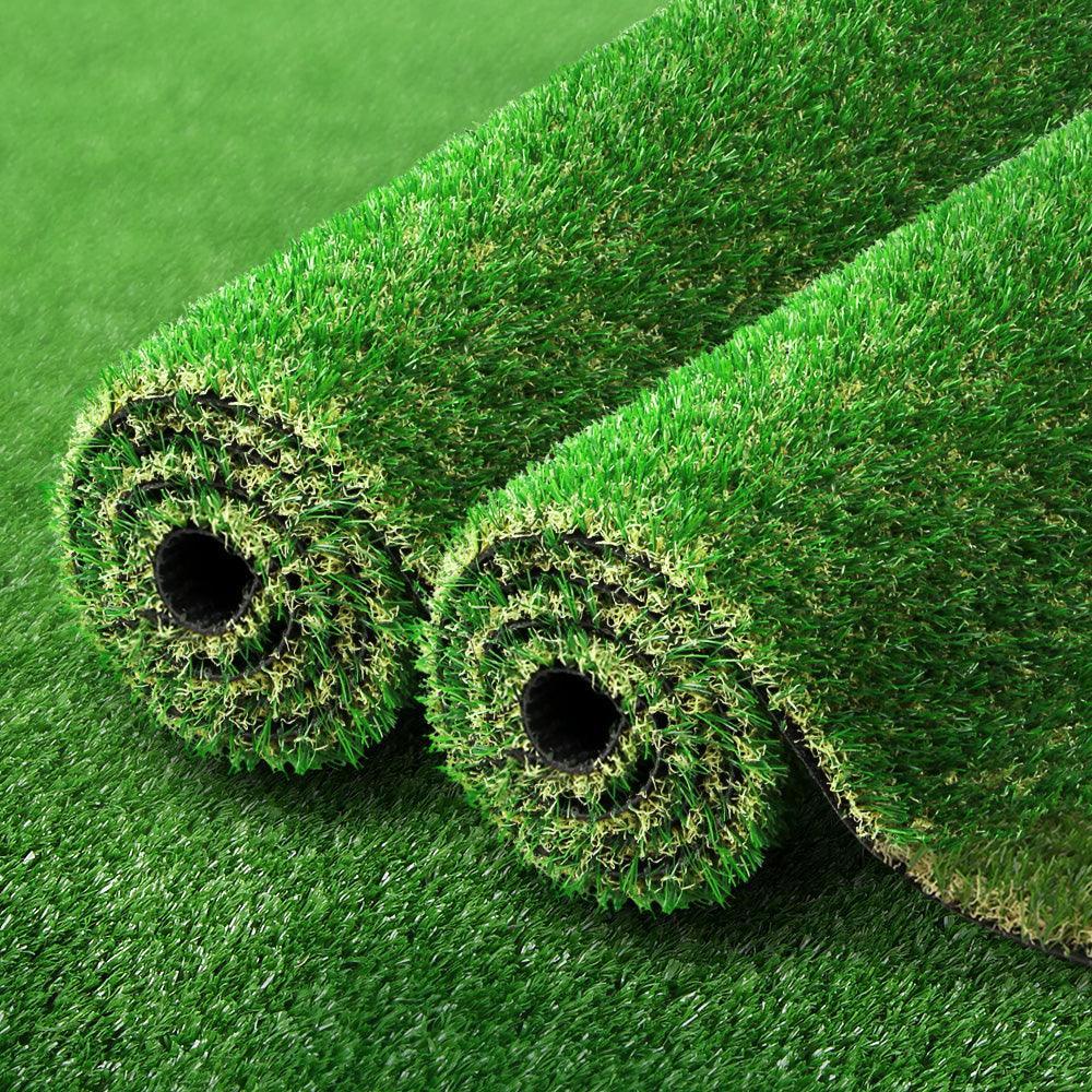 Primeturf Artificial Grass Synthetic Fake Lawn 2mx5m Turf Plastic Plant 30mm - John Cootes