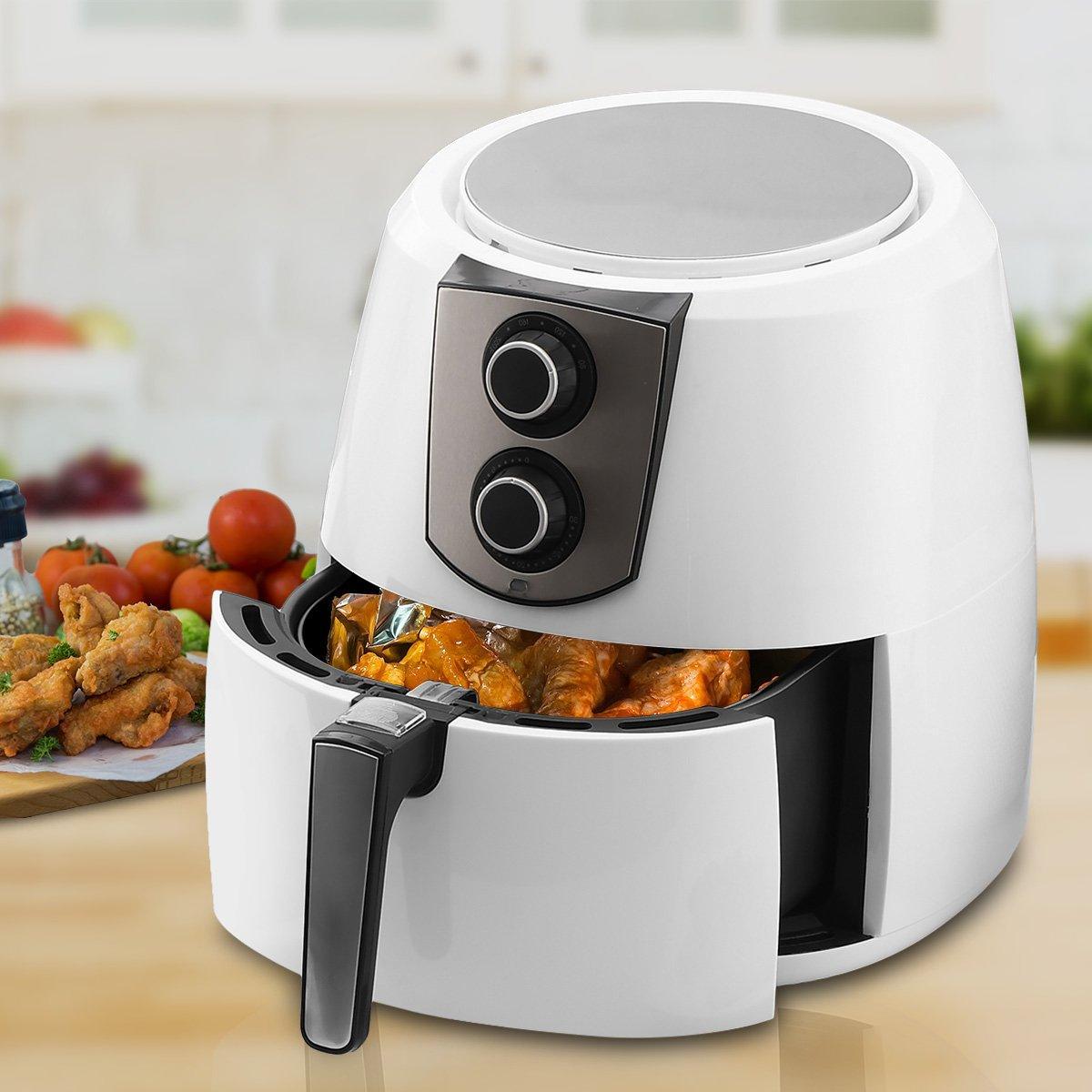 Pronti 7.2L 1800W Air Fryer Cooker Kitchen Oven White - John Cootes