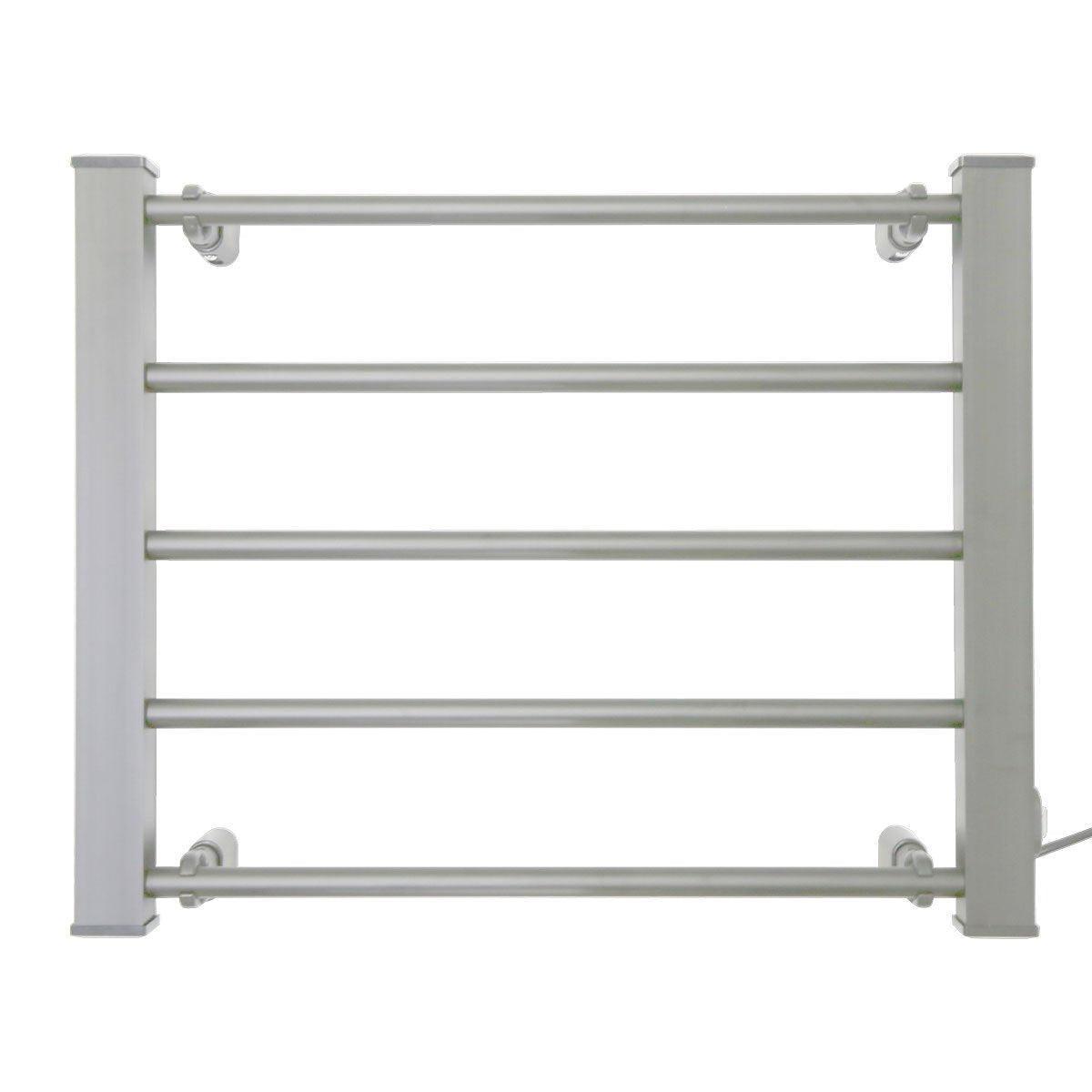 Pronti Heated Towel Rack Electric Bathroom Towel Rails EV-90- Silver - John Cootes