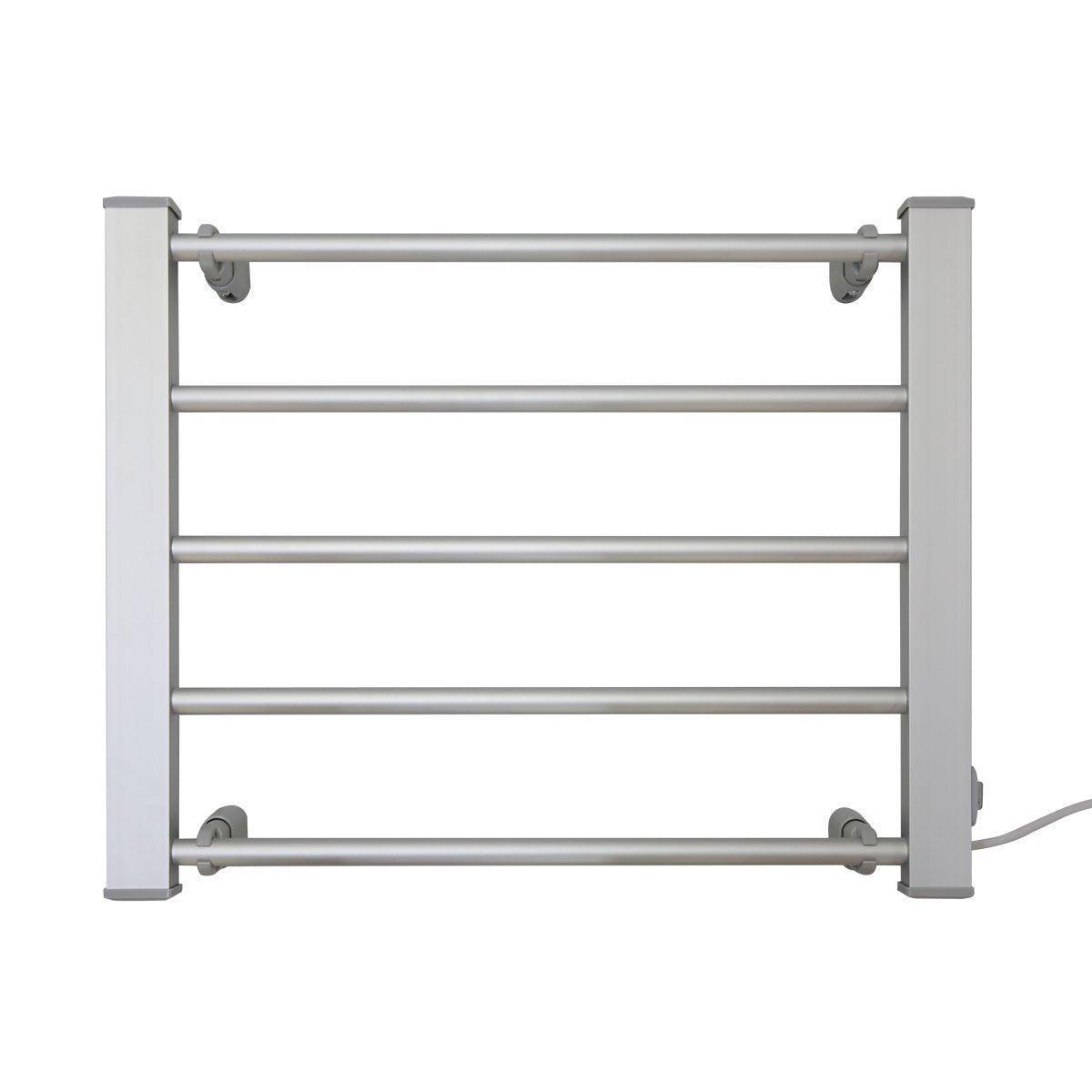 Pronti Heated Towel Rack Electric Bathroom Towel Rails EV-90- Silver - John Cootes