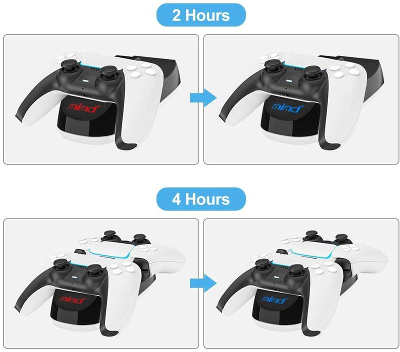 PS5 Charging Dock with USB Charging for 2 Controllers - John Cootes