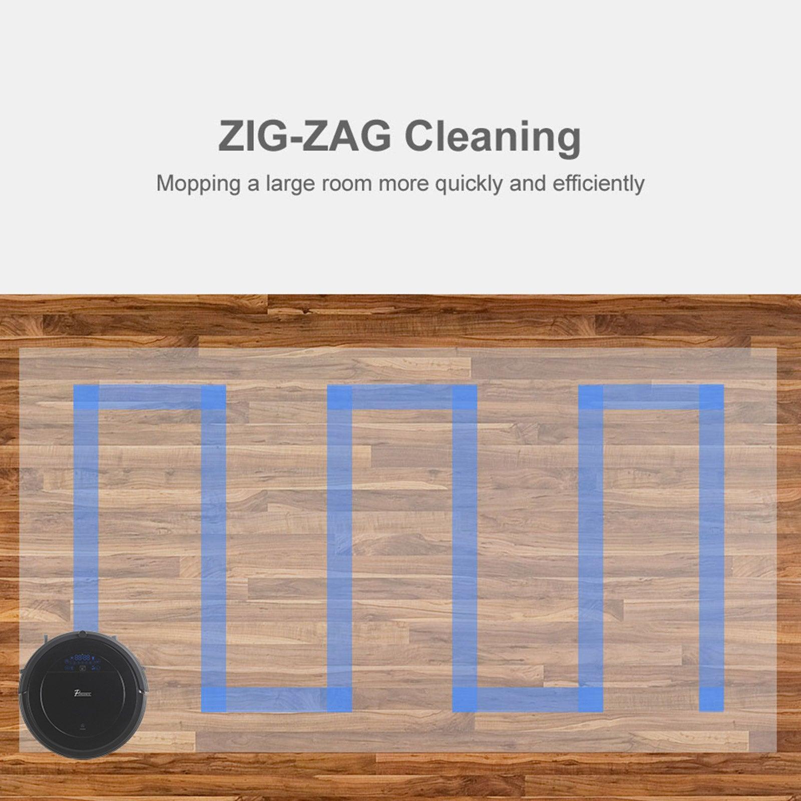 Pursonic i9 Robotic Vacuum Cleaner Carpet Floor Dry Wet Mopping Auto Robot Black Black - John Cootes