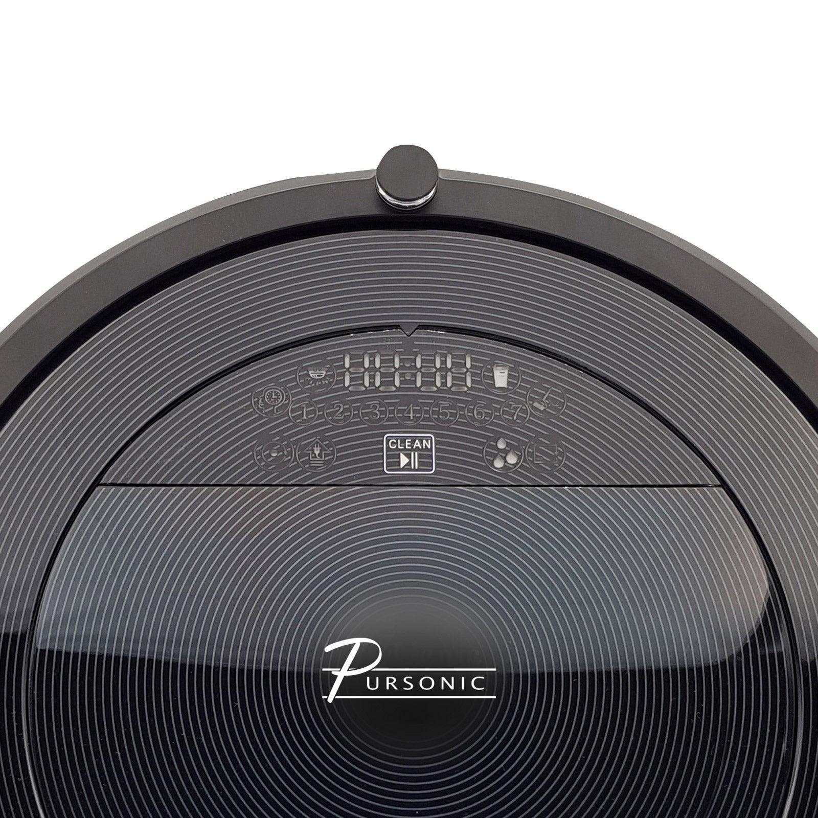 Pursonic i9 Robotic Vacuum Cleaner Carpet Floor Dry Wet Mopping Auto Robot Black Black - John Cootes