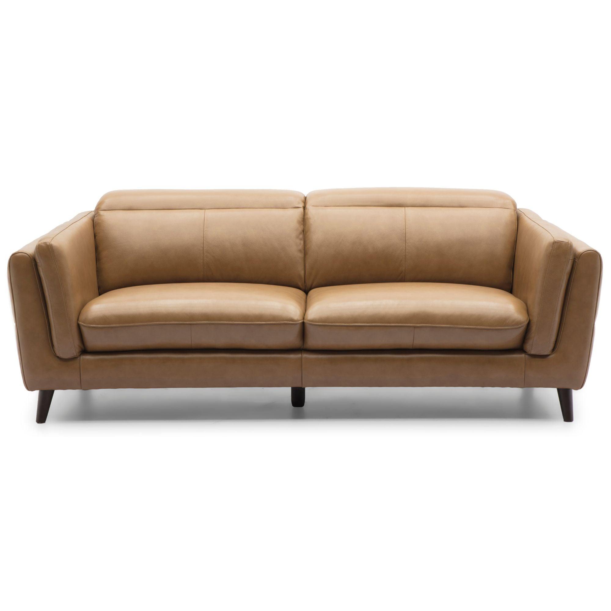 Quince 2 Seater Sofa Genuine Leather Upholstered Coach Lounge - John Cootes