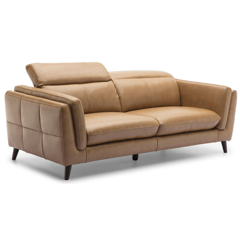 Quince 2 Seater Sofa Genuine Leather Upholstered Coach Lounge - John Cootes