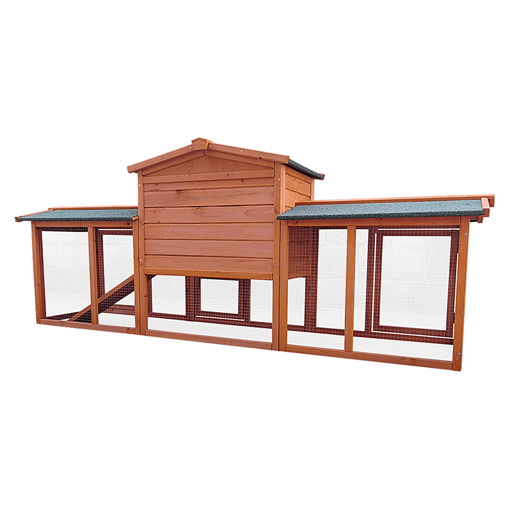 Rabbit Hutch Hutches Large Metal Run Wooden Cage Chicken Coop Guinea Pig - John Cootes