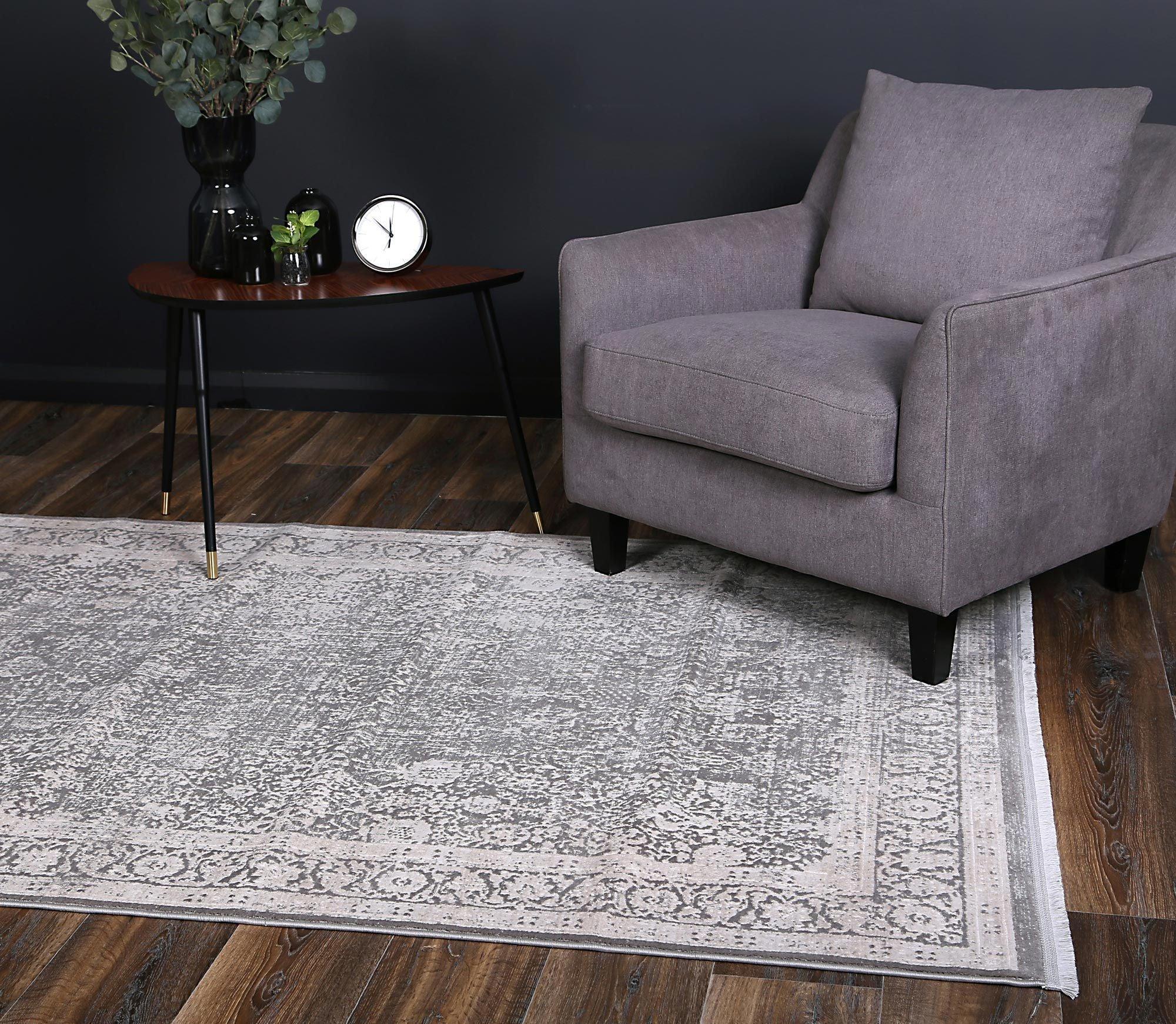 Rapsody Carmel Grey Rug 160x230 cm - John Cootes