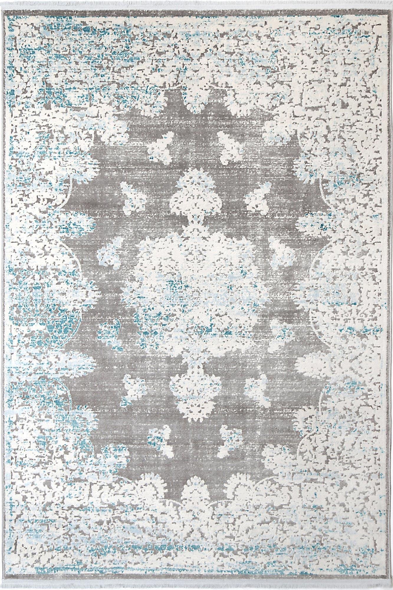 Rapsody Medallion Blue Rug 240x330 cm - John Cootes