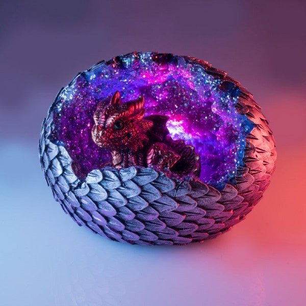 Red Baby Dragon Crystal Egg LED Light - John Cootes