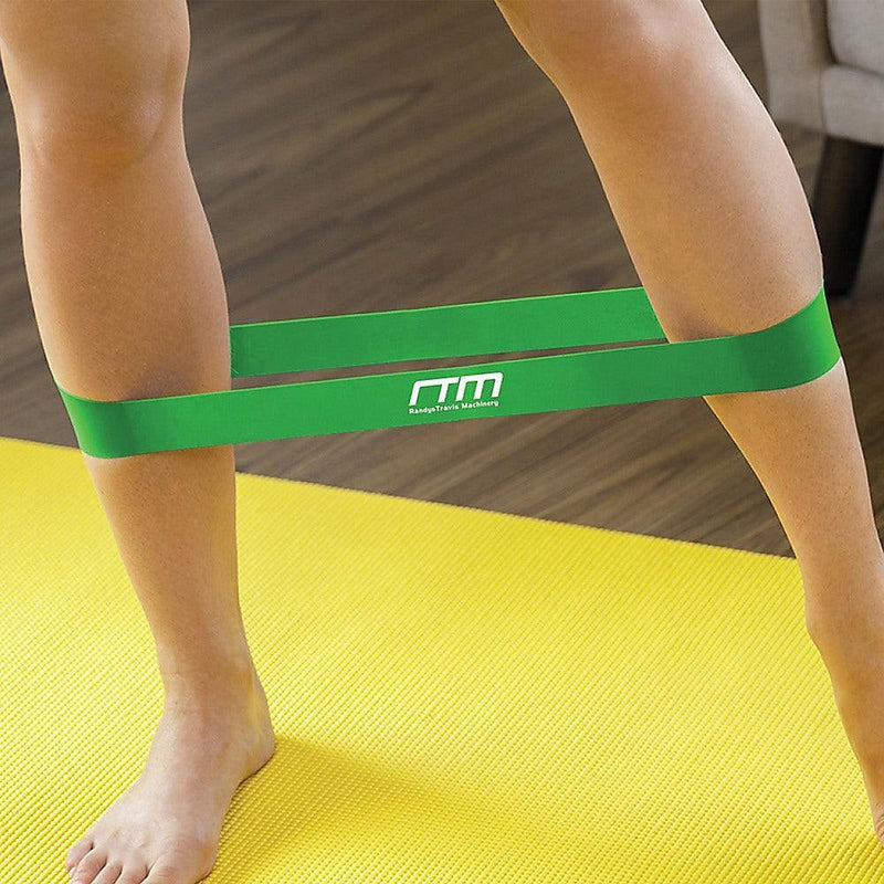 Resistance Band Loop Set of 5 Heavy Duty Gym Yoga Workout - John Cootes