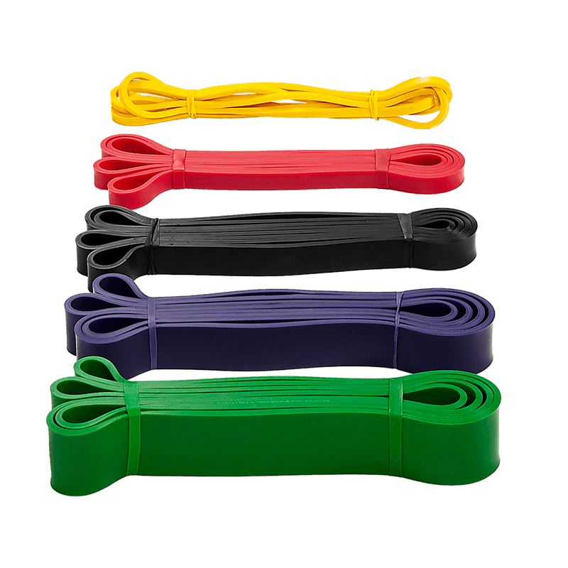 Resistance Band Loop Set of 5 Heavy Duty Gym Yoga Workout - John Cootes