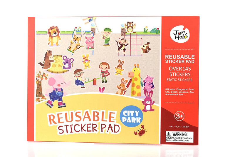 REUSABLE STICKER PAD SET - CITY PARK - John Cootes