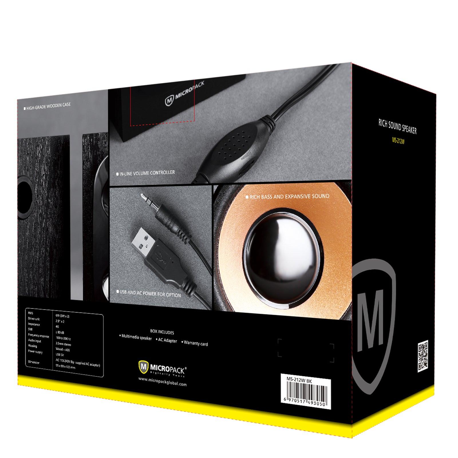 Rich Sound Multimedia Speaker USB+AC Power Ensure Sound Quality and Reduce Noise - John Cootes