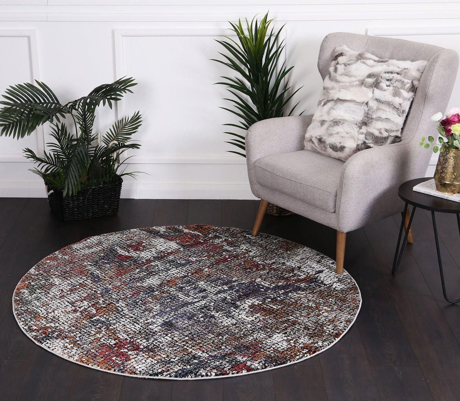 Roman Mosaic Solid Multi Rug 160x230 cm - John Cootes