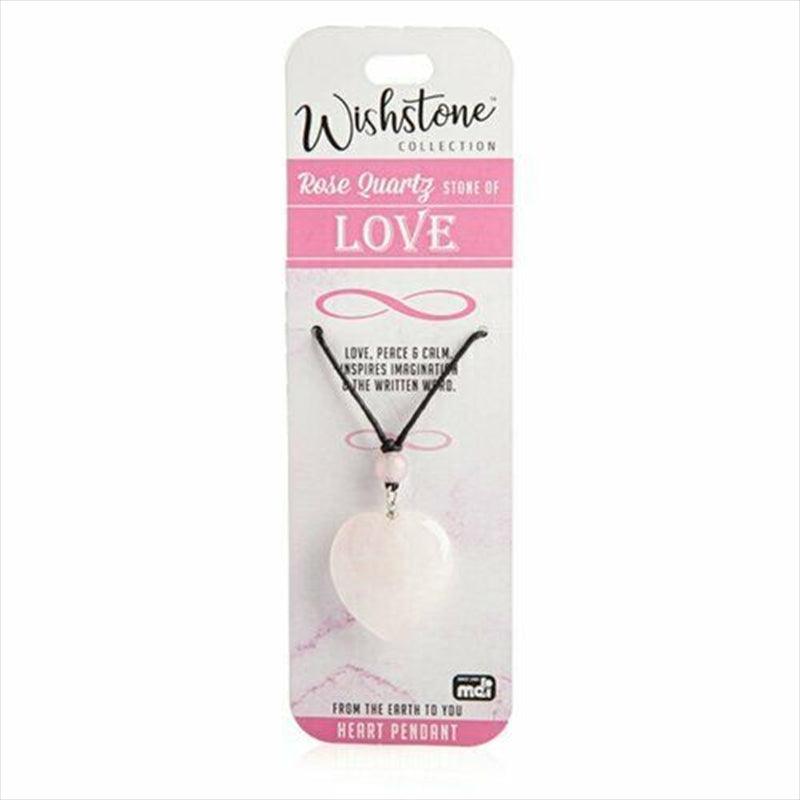 Rose Quartz Heart Pendant - John Cootes