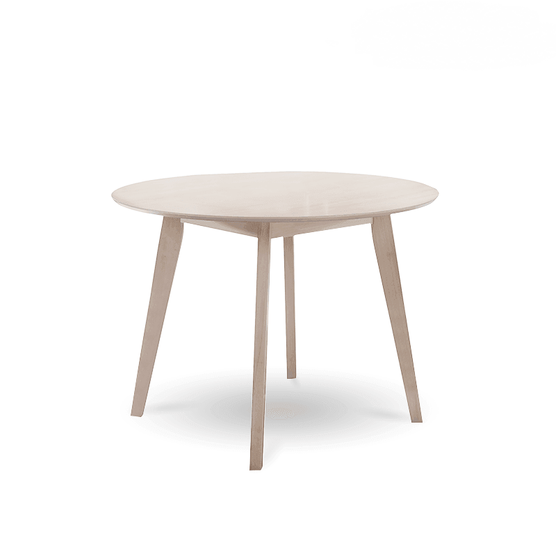 Round Dining Table Solid hardwood White Wash - John Cootes