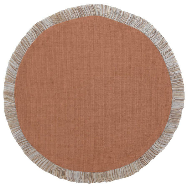 Round Placemat-Solid-Clay-40cm - John Cootes