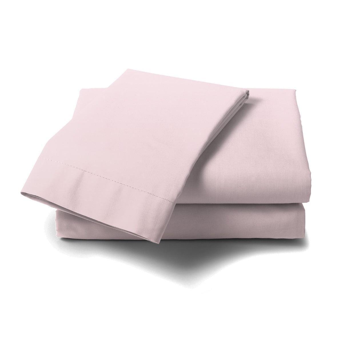 Royal Comfort 1000 Thread Count Cotton Blend Quilt Cover Set Premium Hotel Grade - Queen - Blush - John Cootes