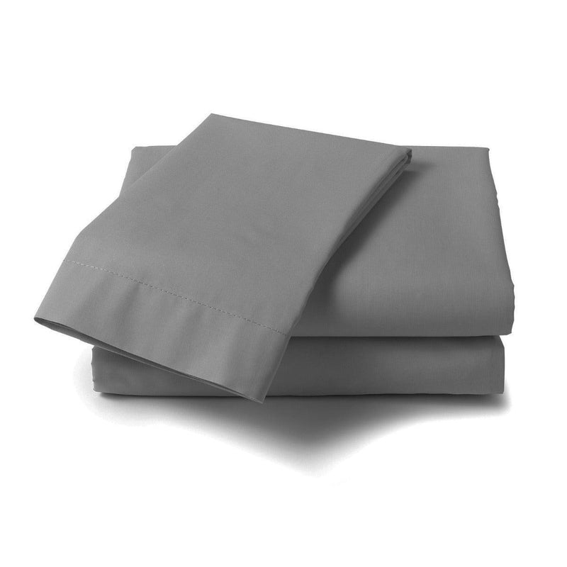 Royal Comfort 1000 Thread Count Cotton Blend Quilt Cover Set Premium Hotel Grade - Queen - Charcoal - John Cootes