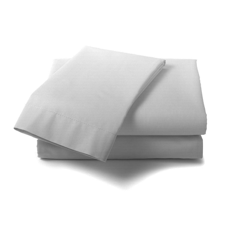 Royal Comfort 1000 Thread Count Cotton Blend Quilt Cover Set Premium Hotel Grade - Queen - Silver - John Cootes