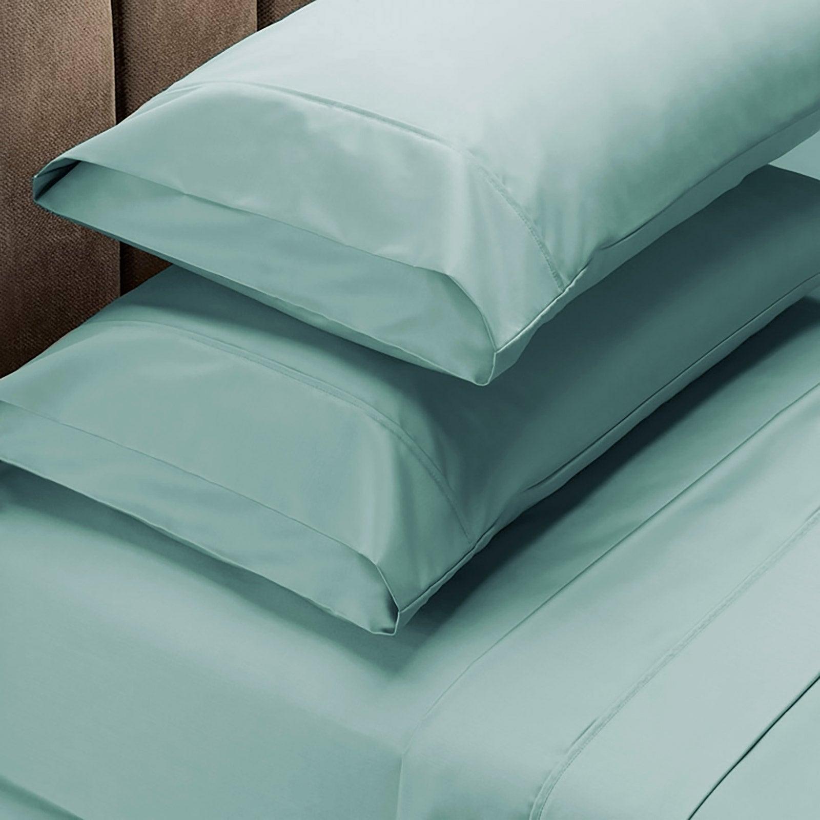 Royal Comfort 1000 Thread Count Sheet Set Cotton Blend Ultra Soft Touch Bedding - King - Green Mist - John Cootes