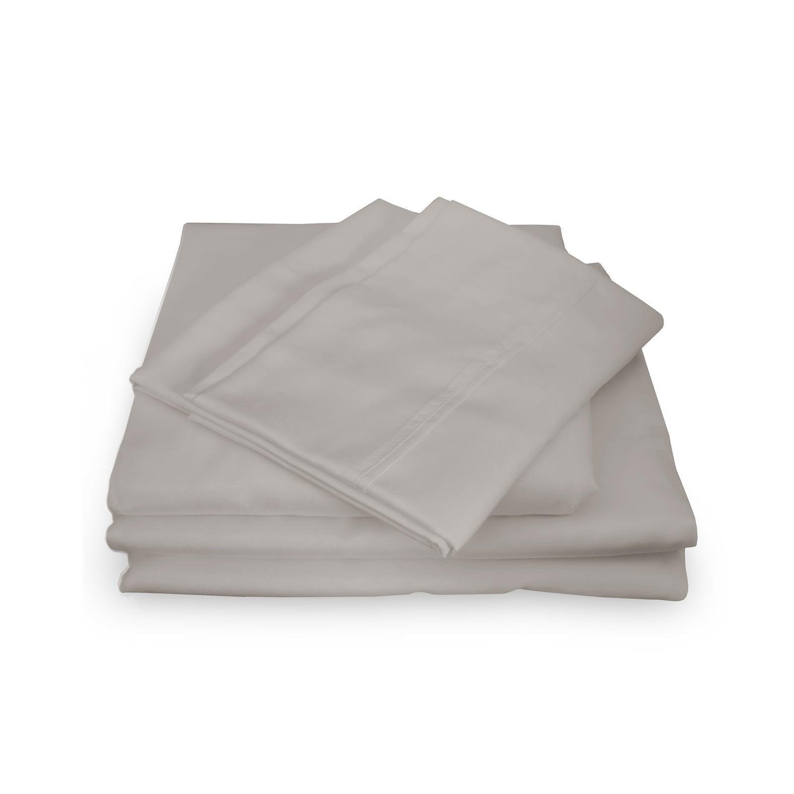 Royal Comfort 1000TC Hotel Grade Bamboo Cotton Sheets Pillowcases Set Ultrasoft - King - Dove - John Cootes