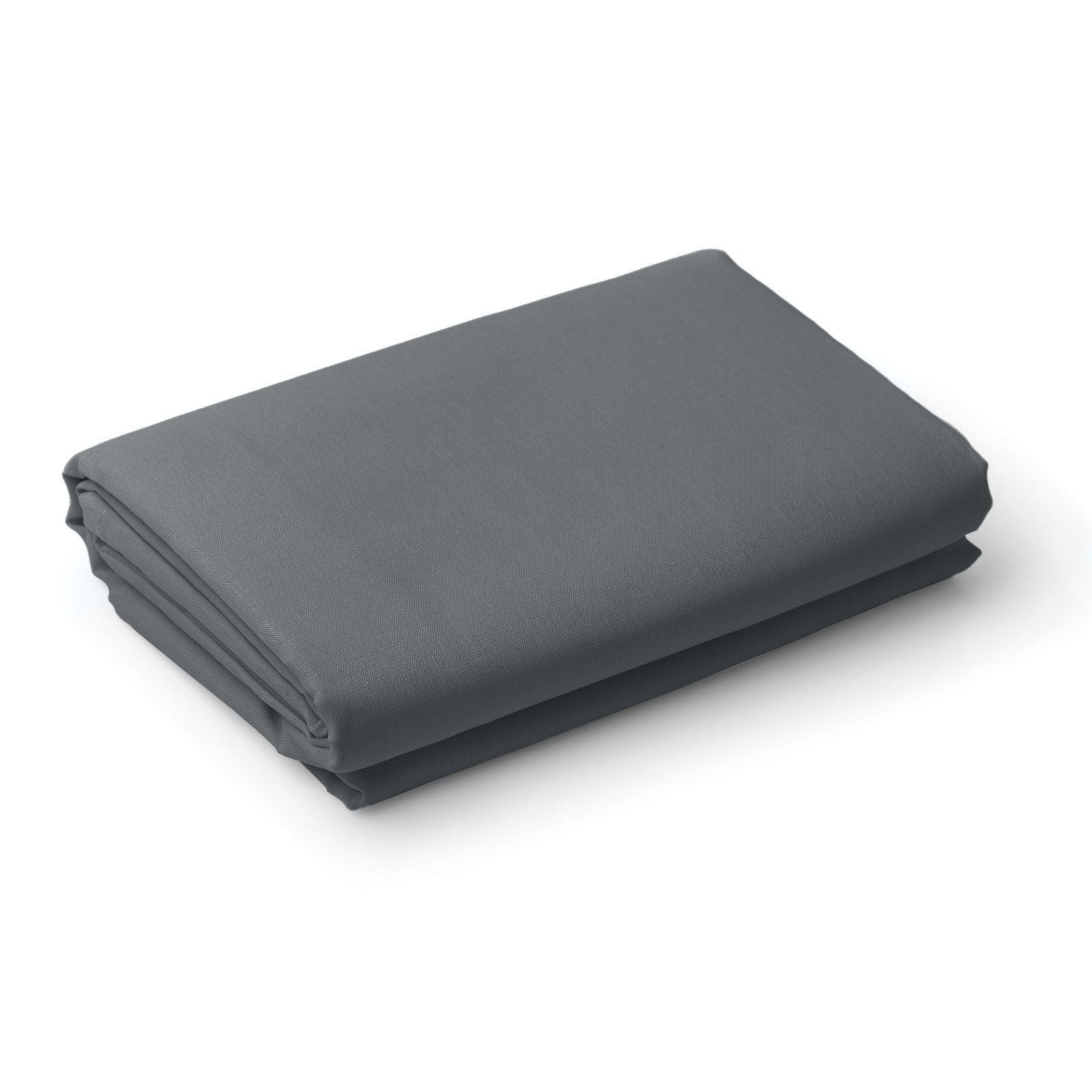 Royal Comfort 1200 Thread Count Fitted Sheet Cotton Blend Ultra Soft Bedding - King - Dark Grey - John Cootes