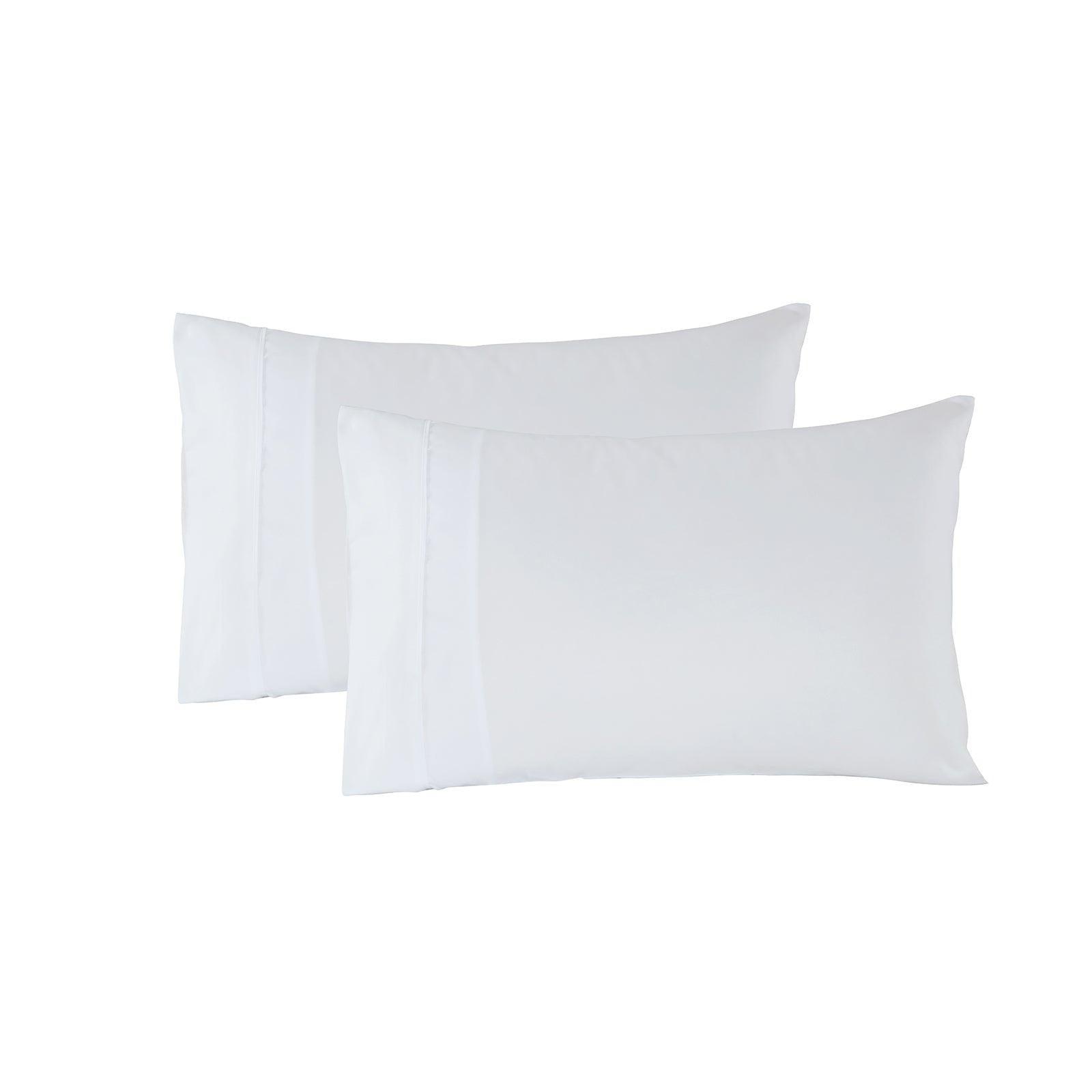 Royal Comfort 1200 Thread Count Sheet Set 4 Piece Ultra Soft Satin Weave Finish - Double - White - John Cootes