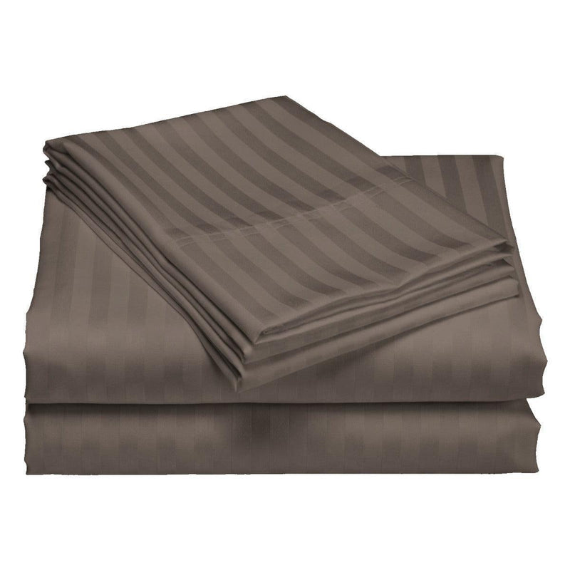Royal Comfort 1200TC Quilt Cover Set Damask Cotton Blend Luxury Sateen Bedding - Queen - Pewter - John Cootes