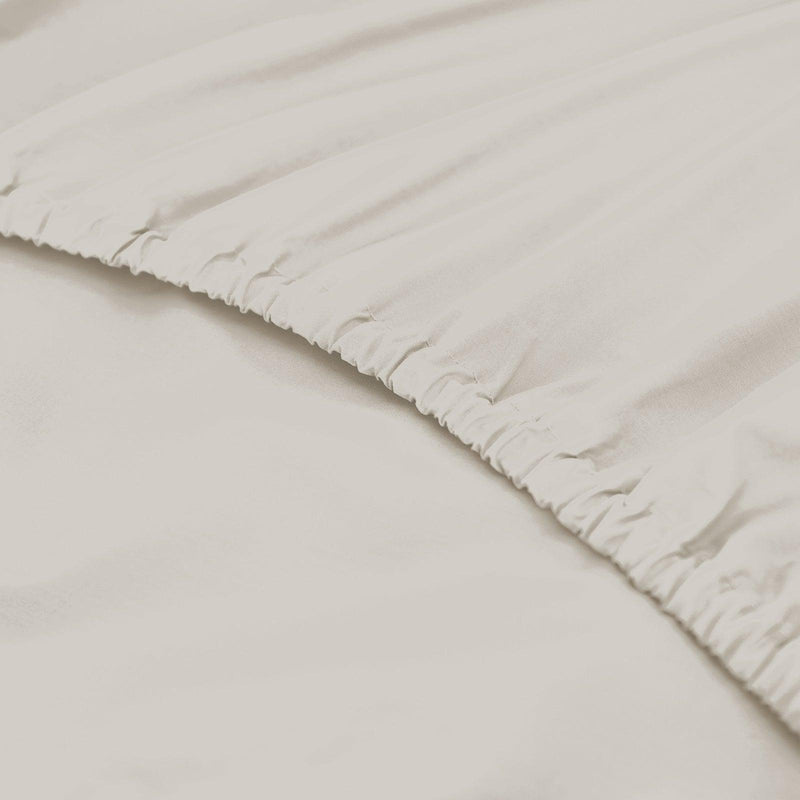 Royal Comfort 1500 Thread Count Combo Sheet Set Cotton Rich Premium Hotel Grade - King - Ivory - John Cootes