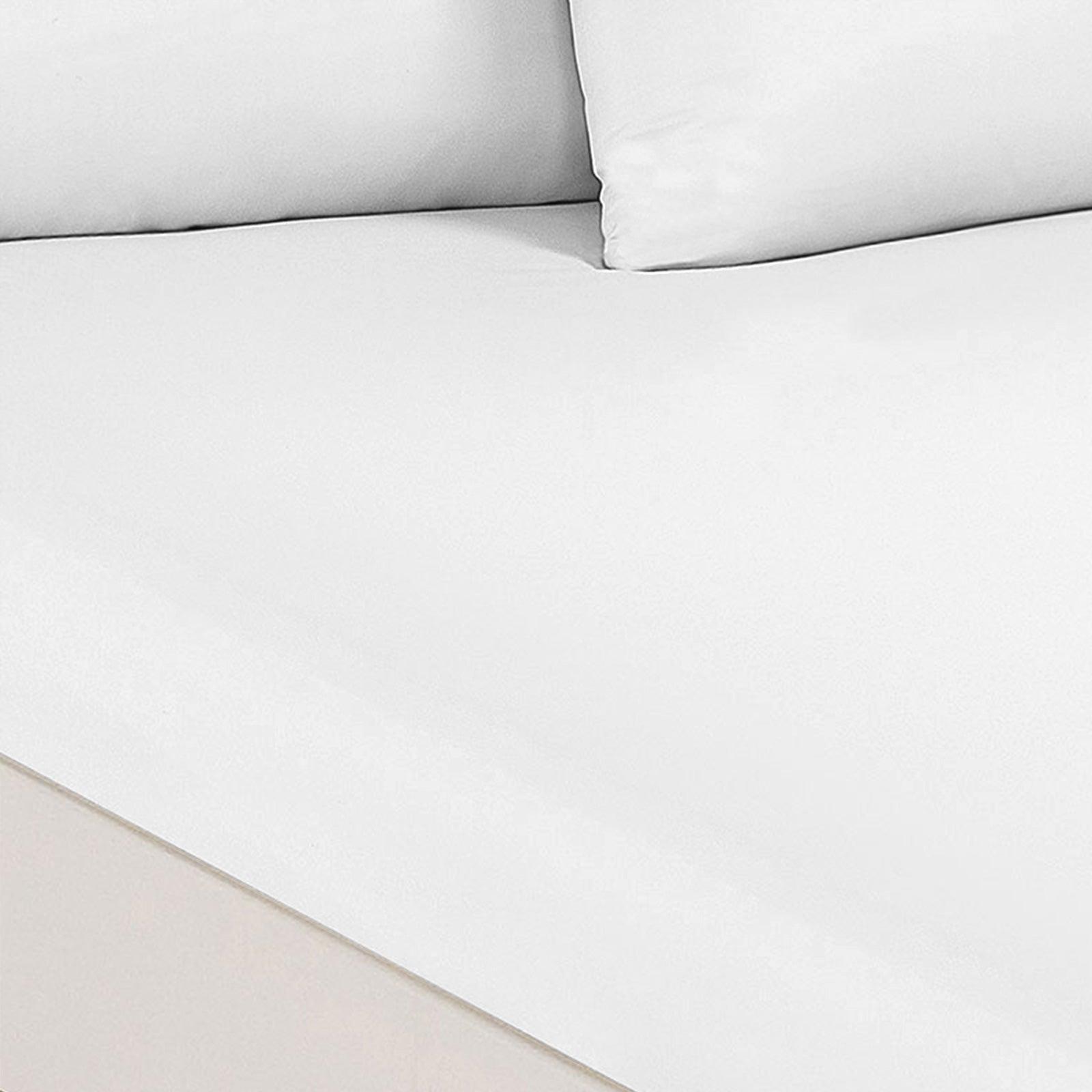 Royal Comfort 1500 Thread Count Cotton Rich Sheet Set 3 Piece Ultra Soft Bedding - Double - White - John Cootes