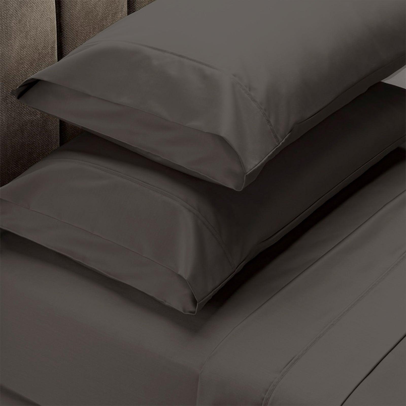 Royal Comfort 1500 Thread Count Cotton Rich Sheet Set 4 Piece Ultra Soft Bedding - Double - Stone - John Cootes