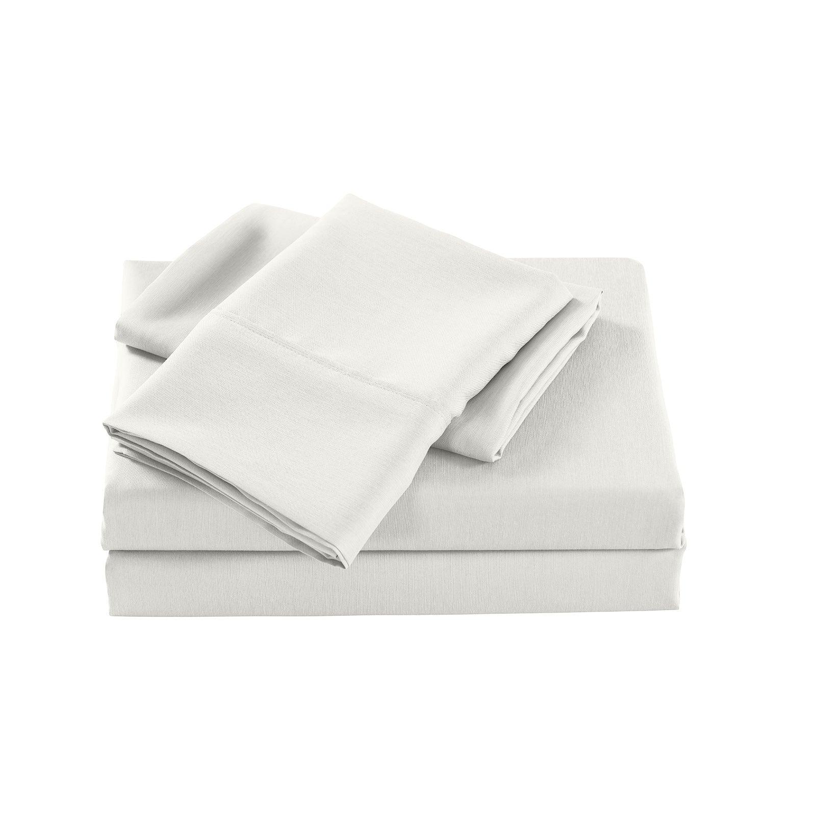 Royal Comfort 2000 Thread Count Bamboo Cooling Sheet Set Ultra Soft Bedding - Double - Natural - John Cootes