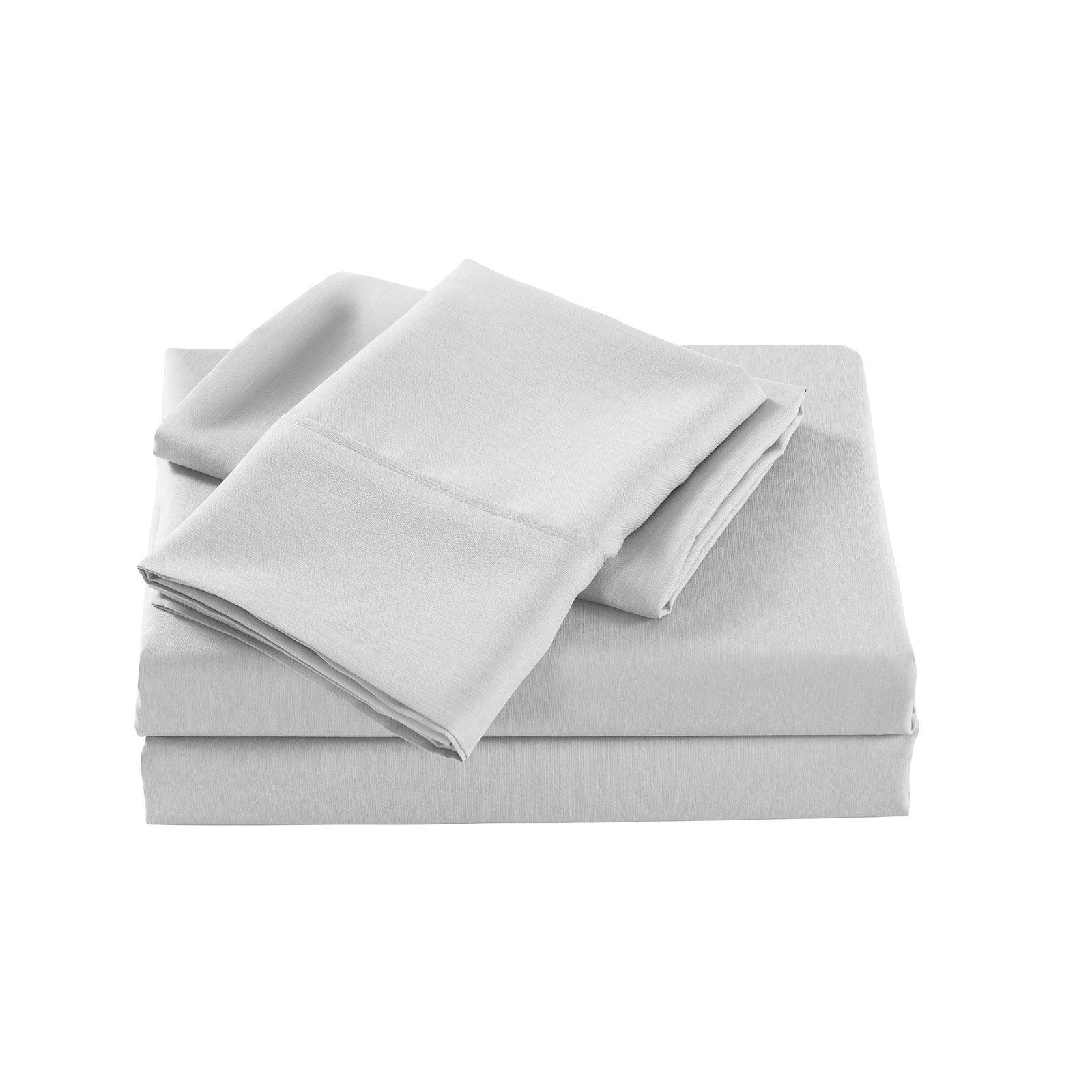 Royal Comfort 2000 Thread Count Bamboo Cooling Sheet Set Ultra Soft Bedding - Double - Pearl Stone - John Cootes