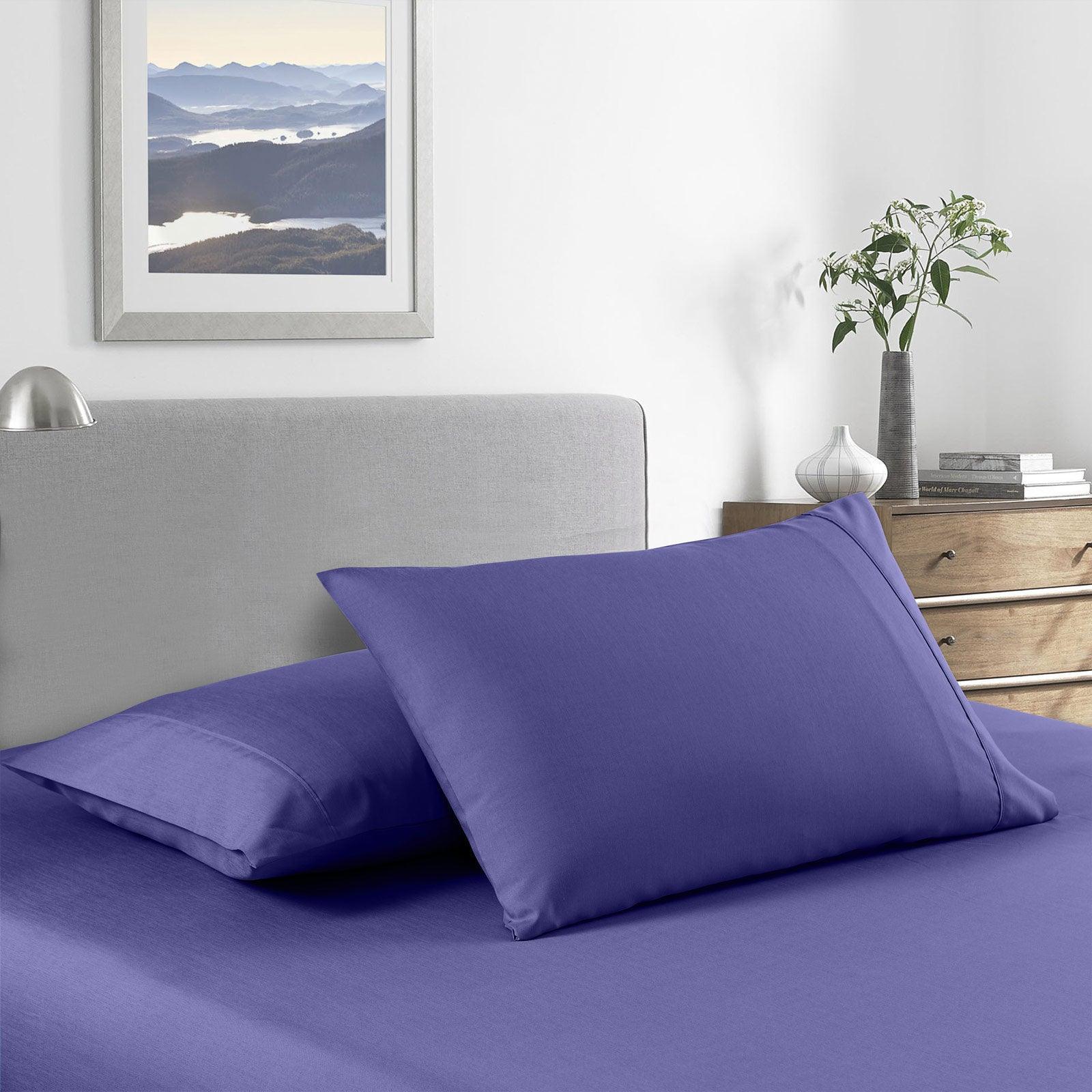 Royal Comfort 2000 Thread Count Bamboo Cooling Sheet Set Ultra Soft Bedding - Double - Royal Blue - John Cootes