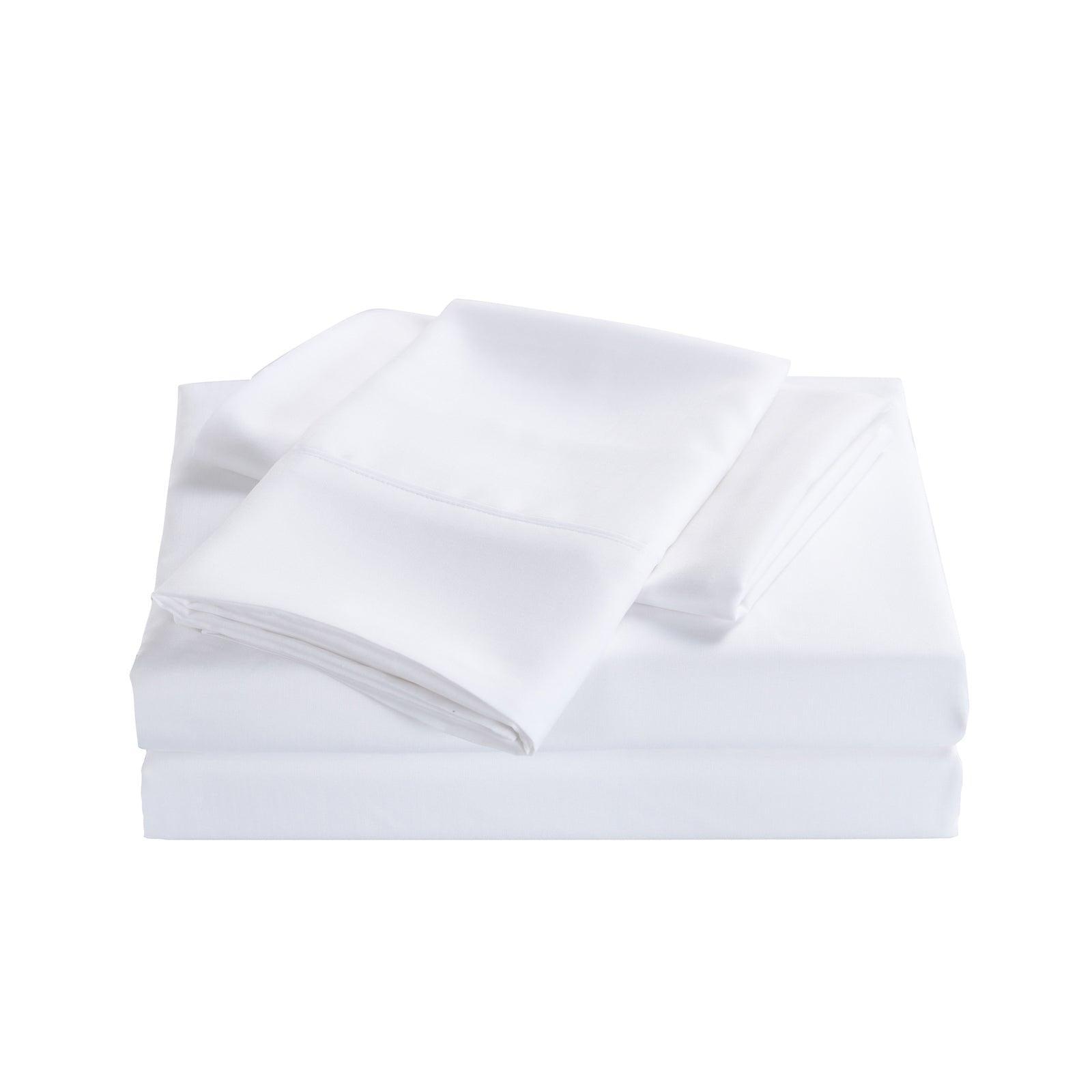 Royal Comfort 2000 Thread Count Bamboo Cooling Sheet Set Ultra Soft Bedding - Double - White - John Cootes