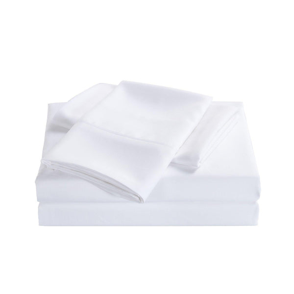 Royal Comfort 2000 Thread Count Bamboo Cooling Sheet Set Ultra Soft Bedding - Queen - White - John Cootes
