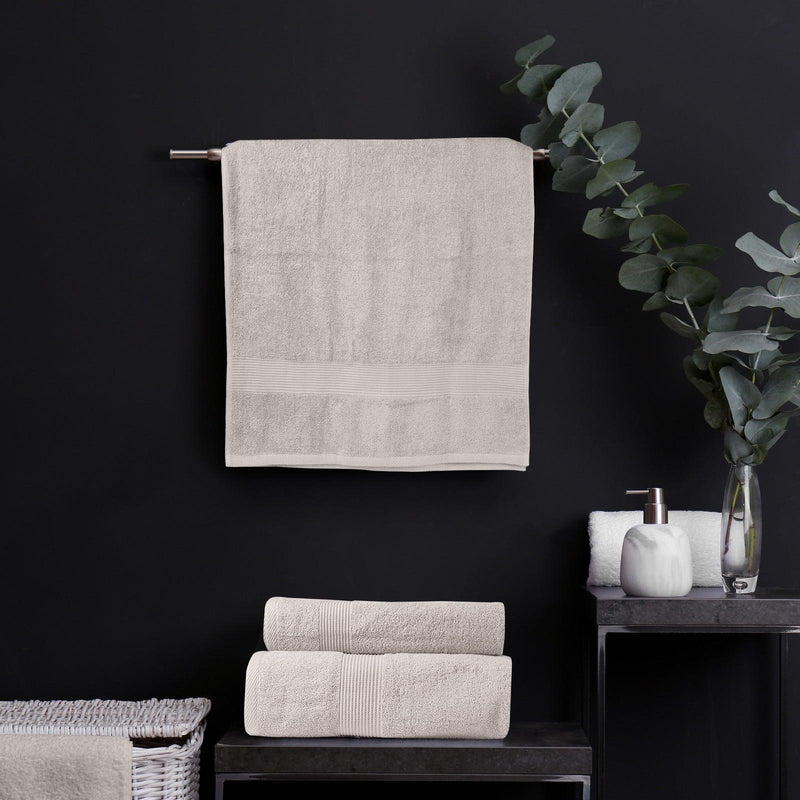 Royal Comfort 4 Piece Cotton Bamboo Towel Set 450GSM Luxurious Absorbent Plush - Sea Holly - John Cootes