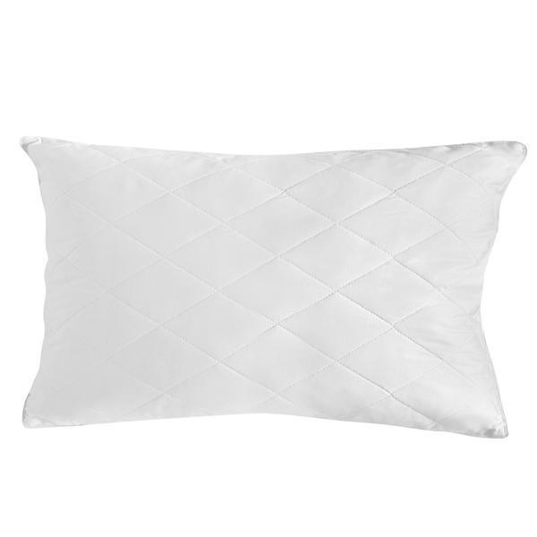 Royal Comfort 500GSM Goose Feather Down Quilt And Bamboo Quilted Pillow Set - Double - White - John Cootes