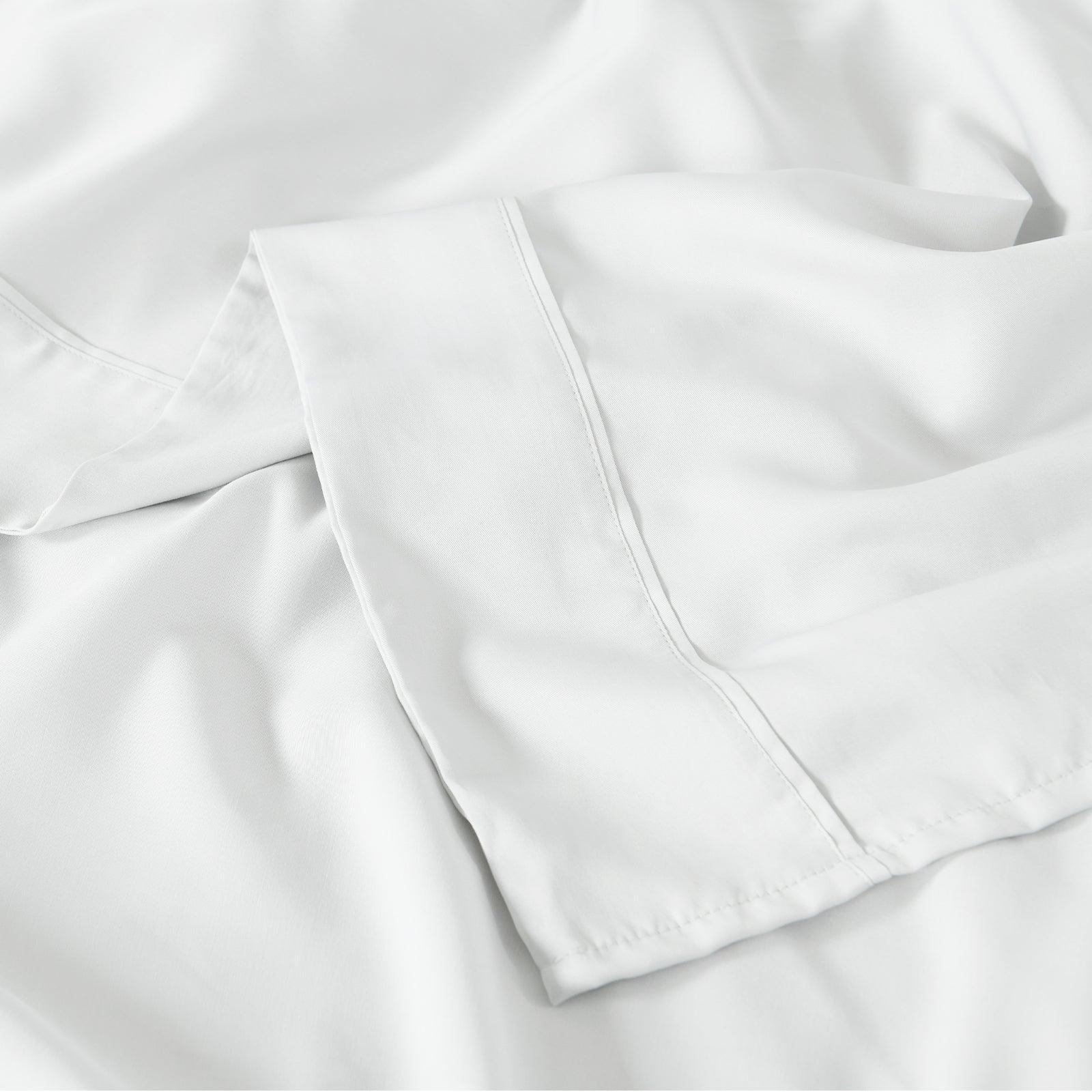 Royal Comfort 600 Thread Count Cooling Ultra Soft Tencel Eucalyptus Sheet Set - King - White - John Cootes