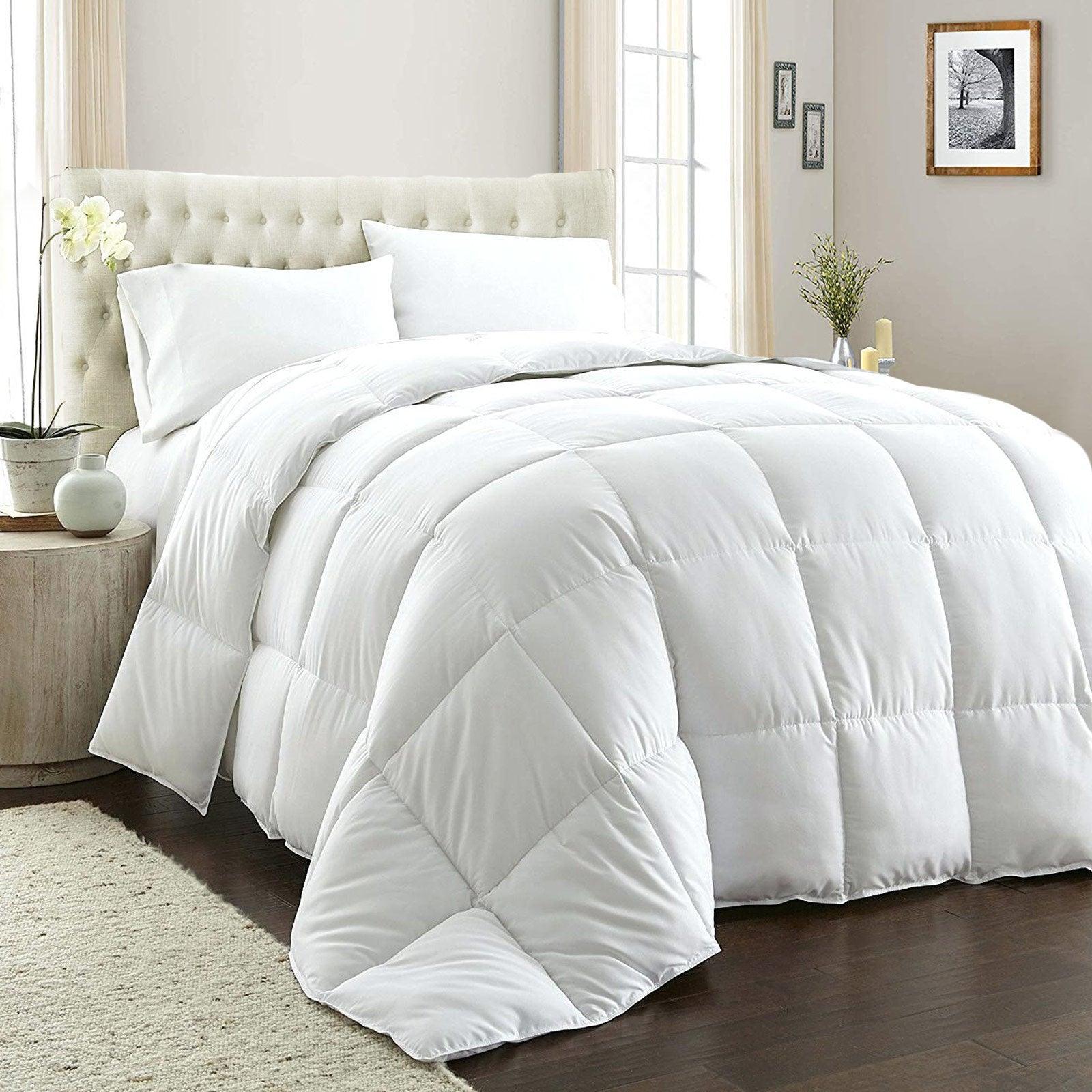 Royal Comfort 800GSM Quilt Down Alternative Duvet Cotton Cover Hotel Grade - Double - White - John Cootes