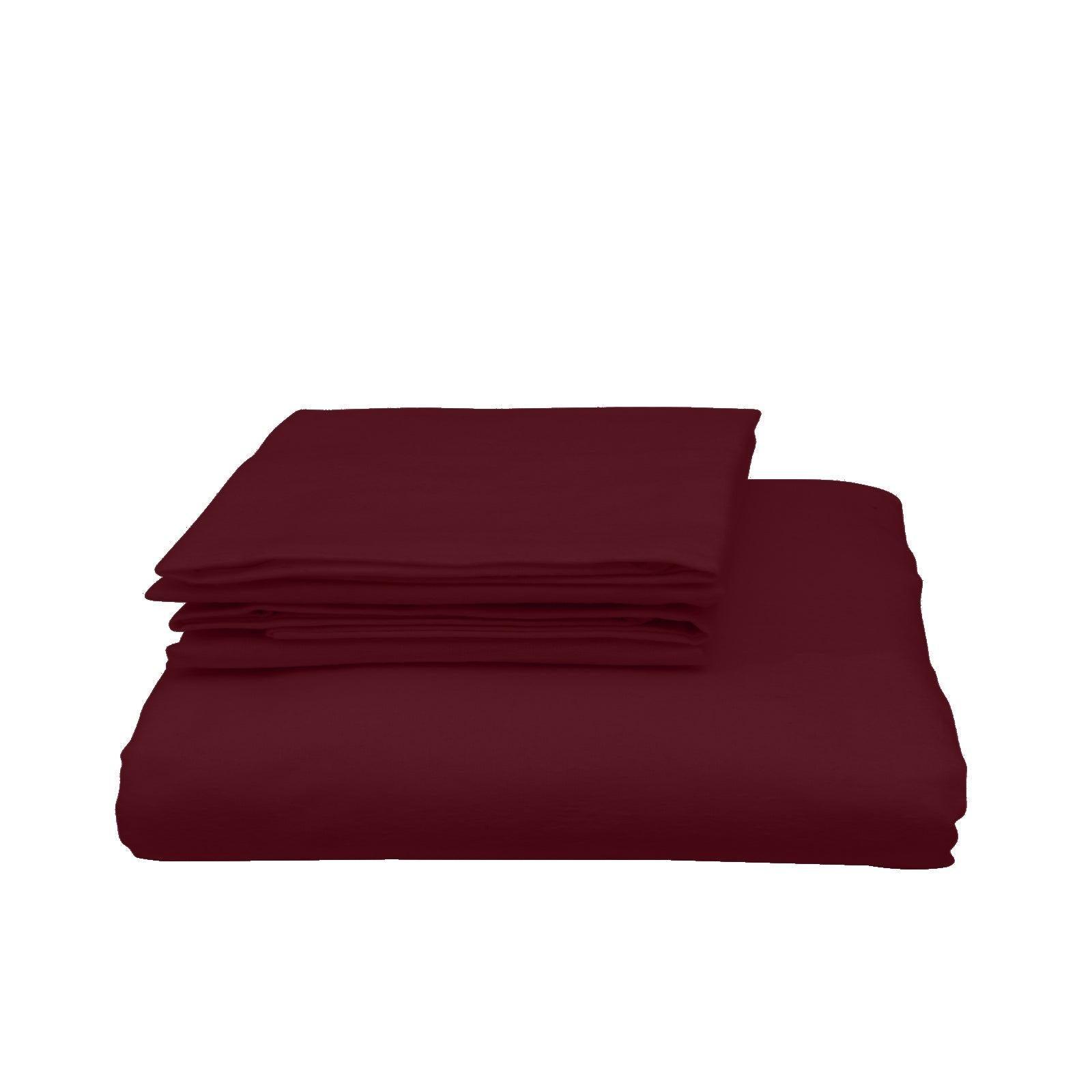 Royal Comfort Bamboo Blended Quilt Cover Set 1000TC Ultra Soft Luxury Bedding - King - Malaga Wine - John Cootes