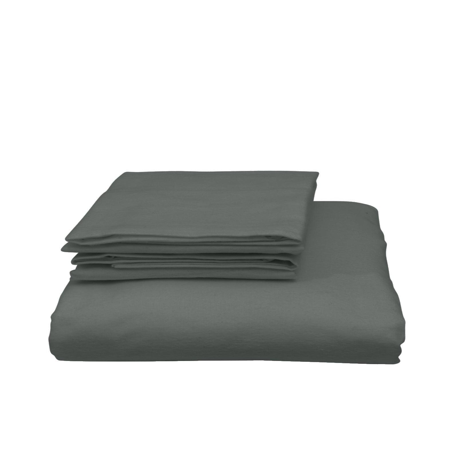 Royal Comfort Bamboo Blended Quilt Cover Set 1000TC Ultra Soft Luxury Bedding - Queen - Charcoal - John Cootes