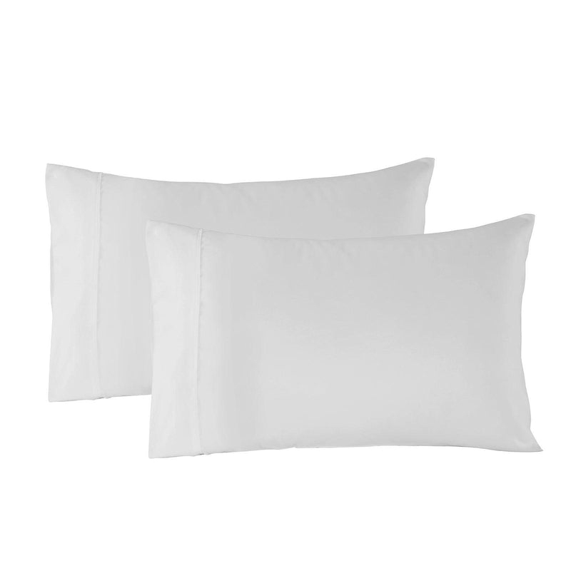 Royal Comfort Bamboo Blended Quilt Cover Set 1000TC Ultra Soft Luxury Bedding - Queen - White - John Cootes