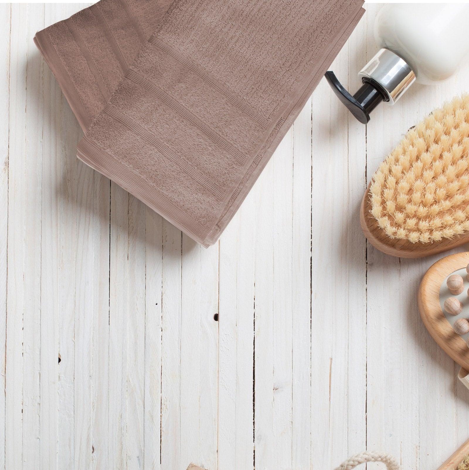 Royal Comfort Eden Egyptian Cotton 600GSM 8 Piece Luxury Bath Towels Set - Rose - John Cootes